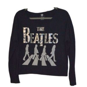 Beatles Long Sleeve B/W Tee Junior M